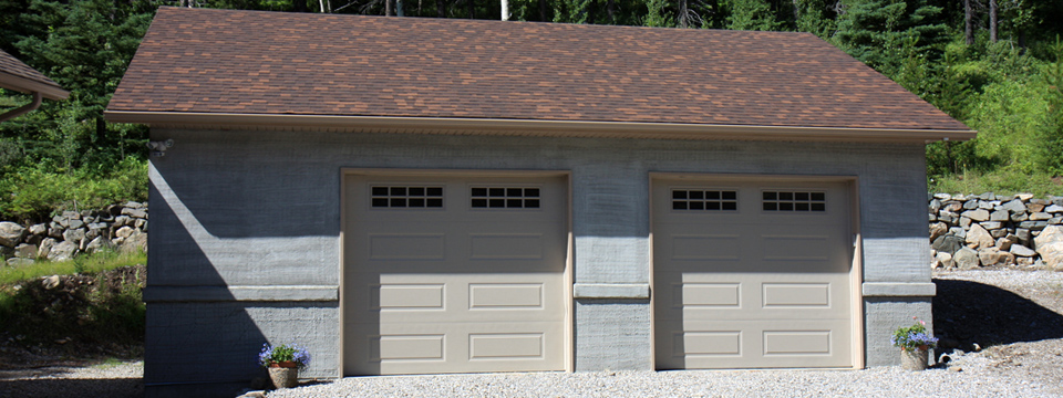 Renovation and construction of garage 2 doors in Montreal